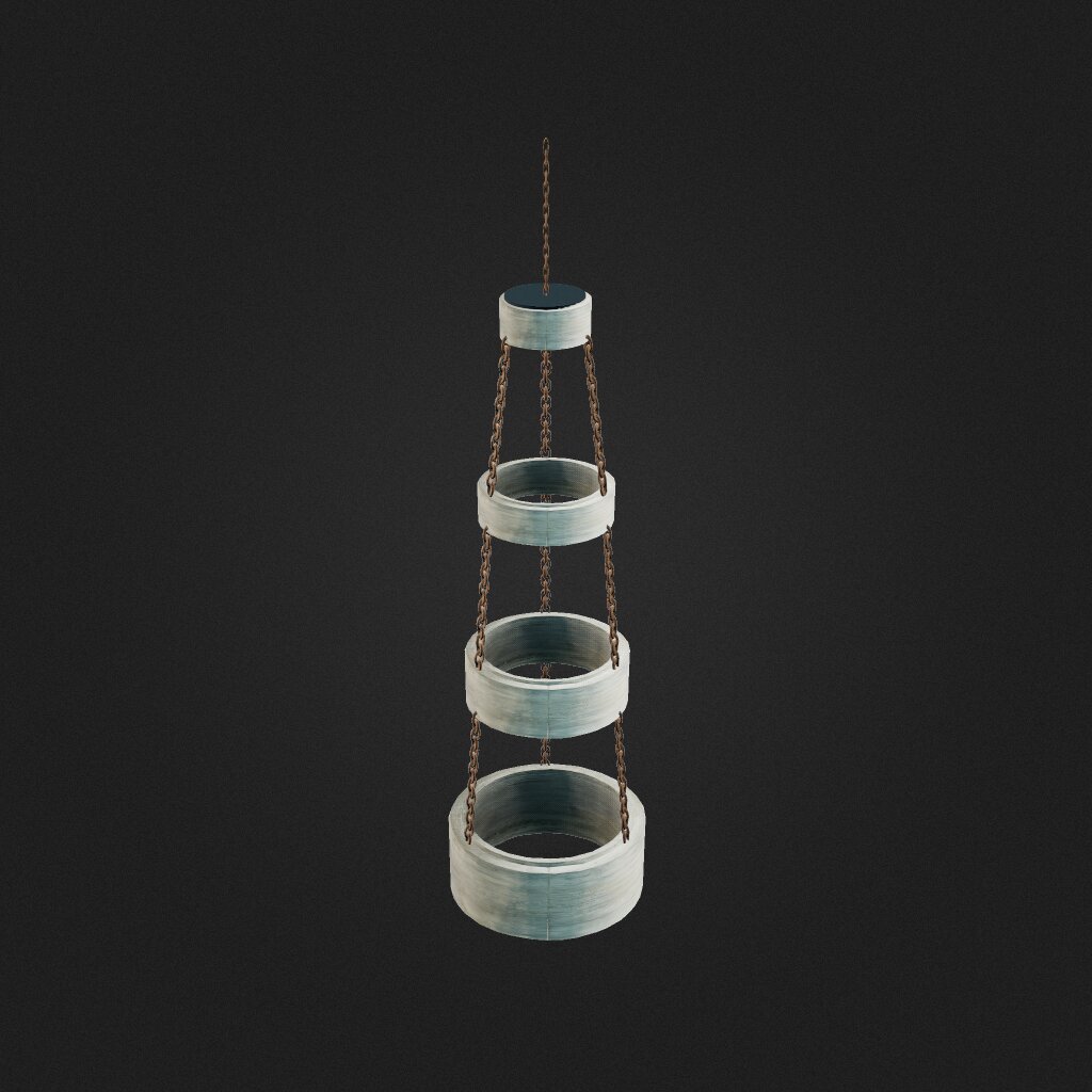 3 chain chandelier nw