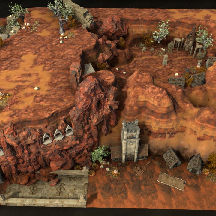 Cliff City Ruins Rathalas A3 and A4