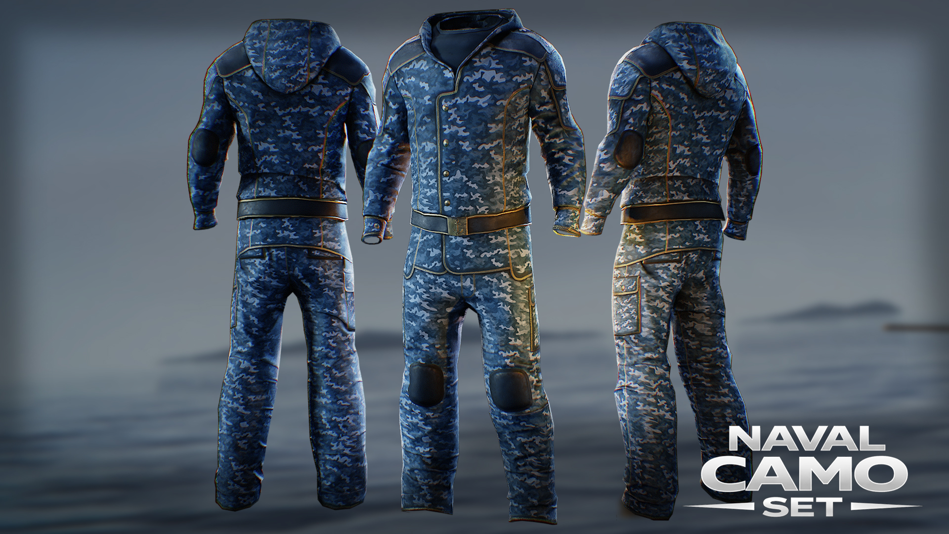 Naval Camo Hoodie screenshot 1