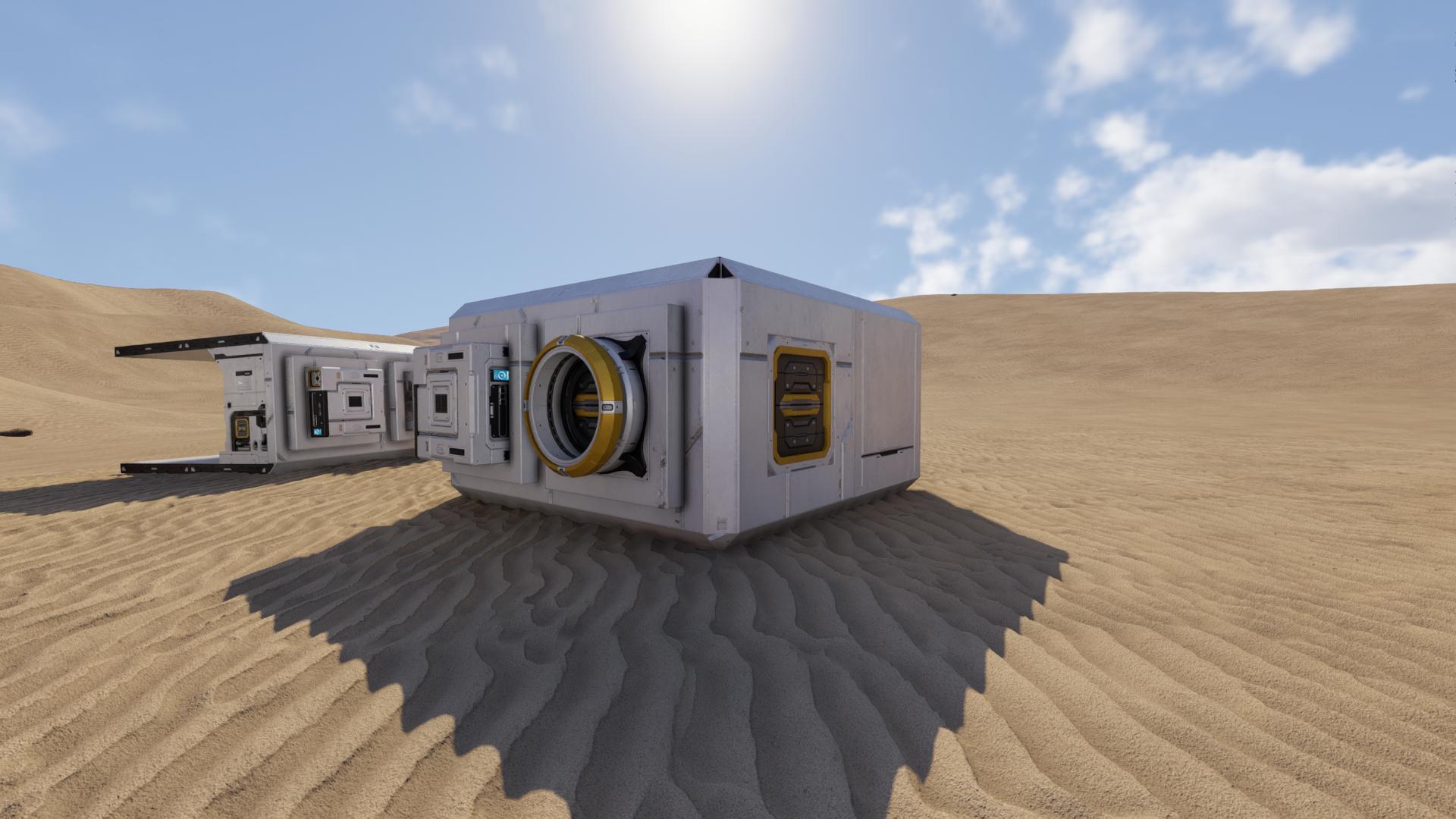 Outpost Base Tripple Cargo Module (Energy&Connect) preview