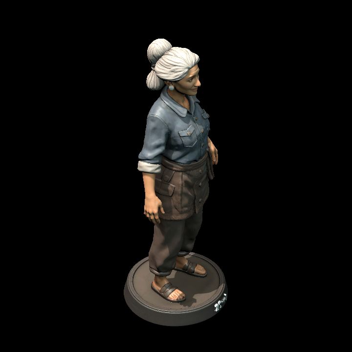 old peasant woman