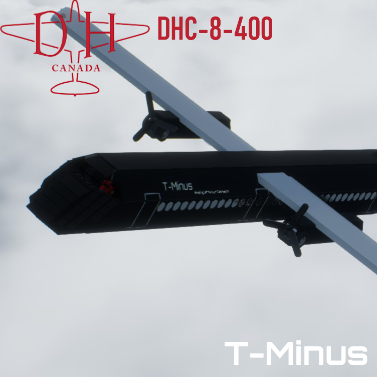 Softbody AIR LINER De Havilland Canada DHC-8-400 T-Minus