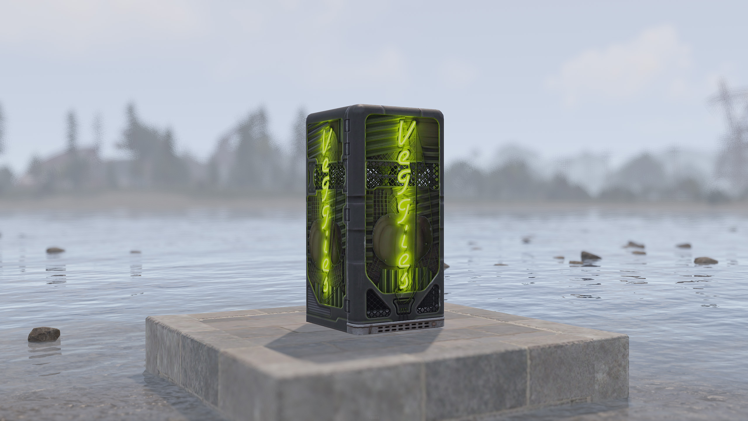 Neon Veggies Fridge thumbnail 4