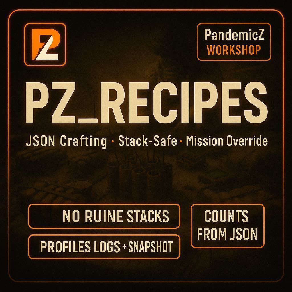 PandemicZ Recipes preview