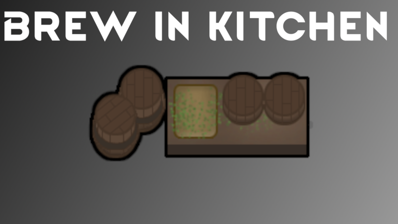 Brew in Kitchen mod preview for RimWorld