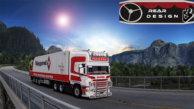 Hustvedt & Skeie Trailer + Truck SKIN PACK (Lightbox, multi color, licenseplate)