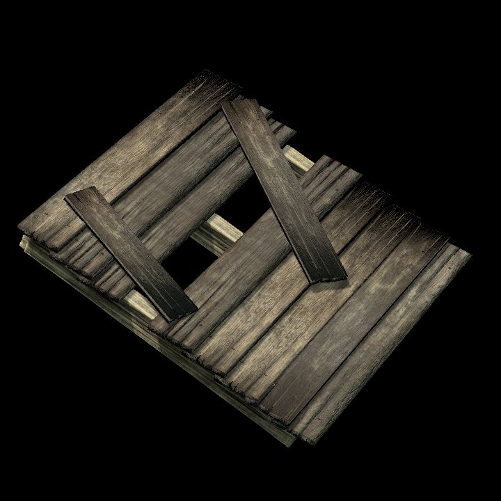 wooden roof #2 C
