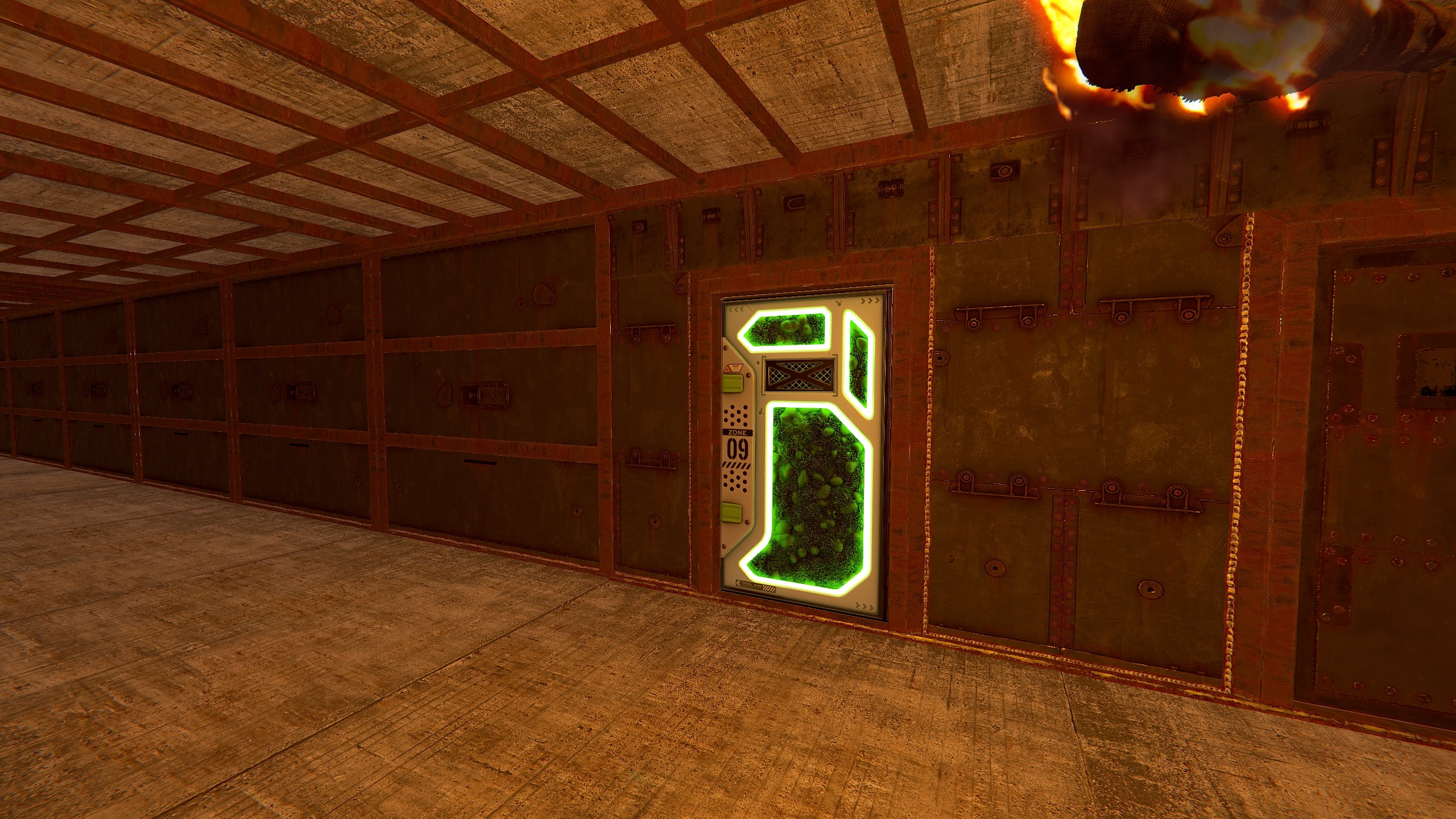 Greening Area Armored Door