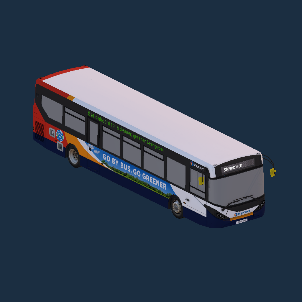 Stagecoach South Go by bus, go greener Enviro200MMC 11.5