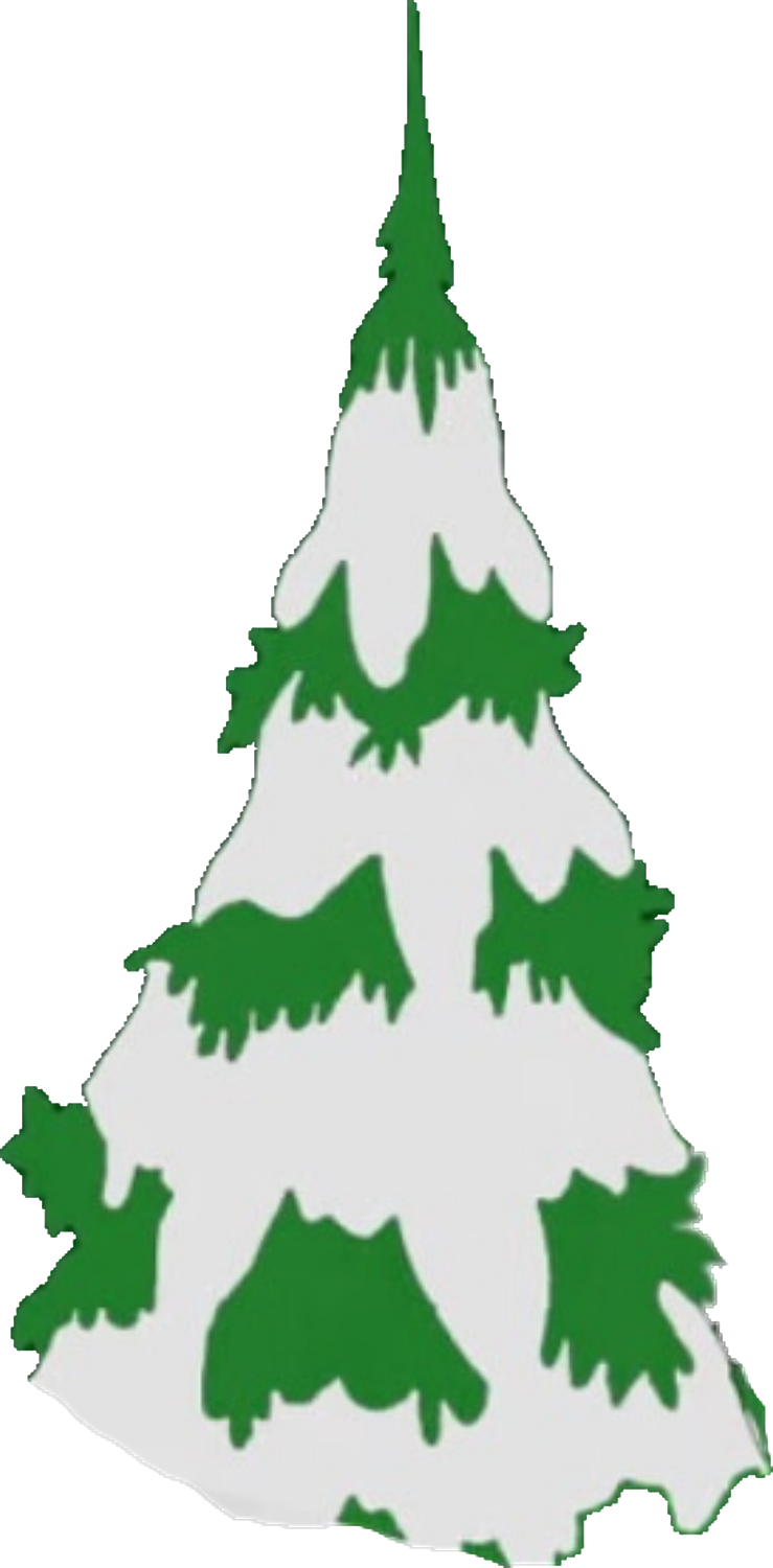 snowy tree - south park