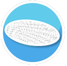 Neutrals Rug White Oval