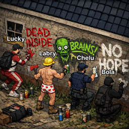 Paint Graffiti on Walls (Build 42.14+ SP+MP) – Project Zomboid Mod