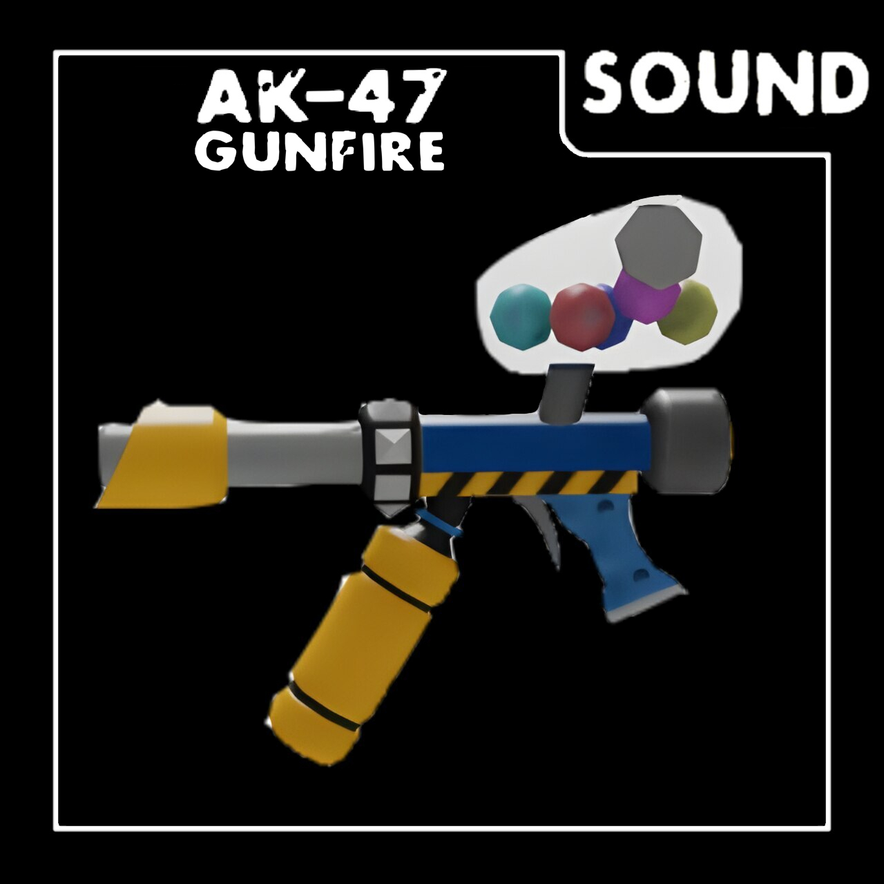 Disney Infinity Paintball Gun AK Sounds