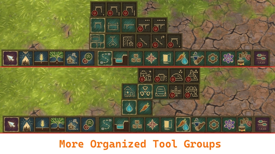 More Organized Tool Groups