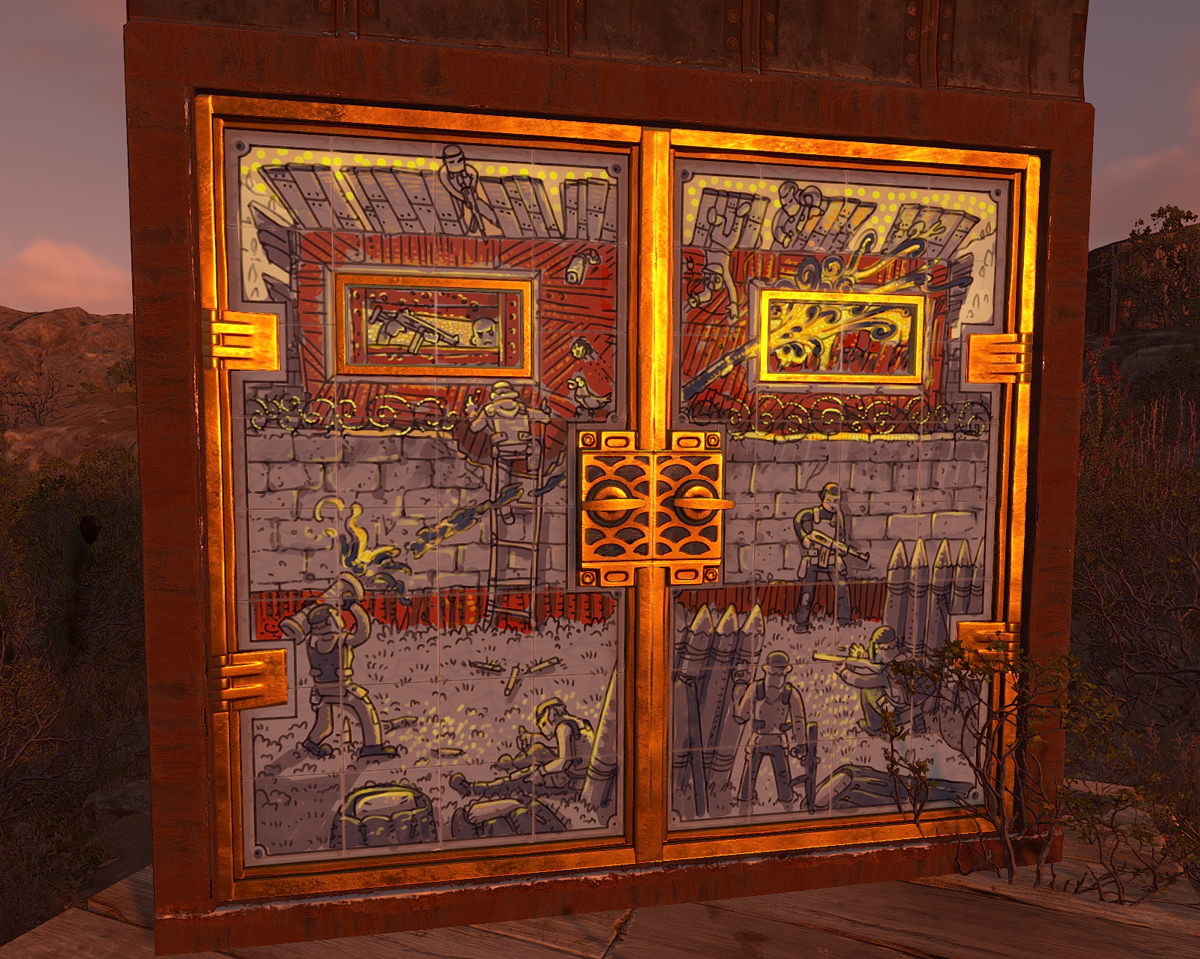 Porcelain Armored Double Door thumbnail 2