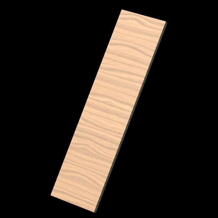 Wooden ramp - Walnut 45 B