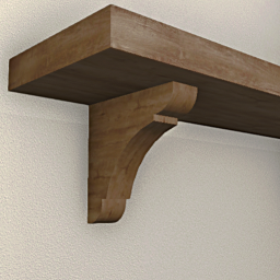 Shelf bracket - Wood