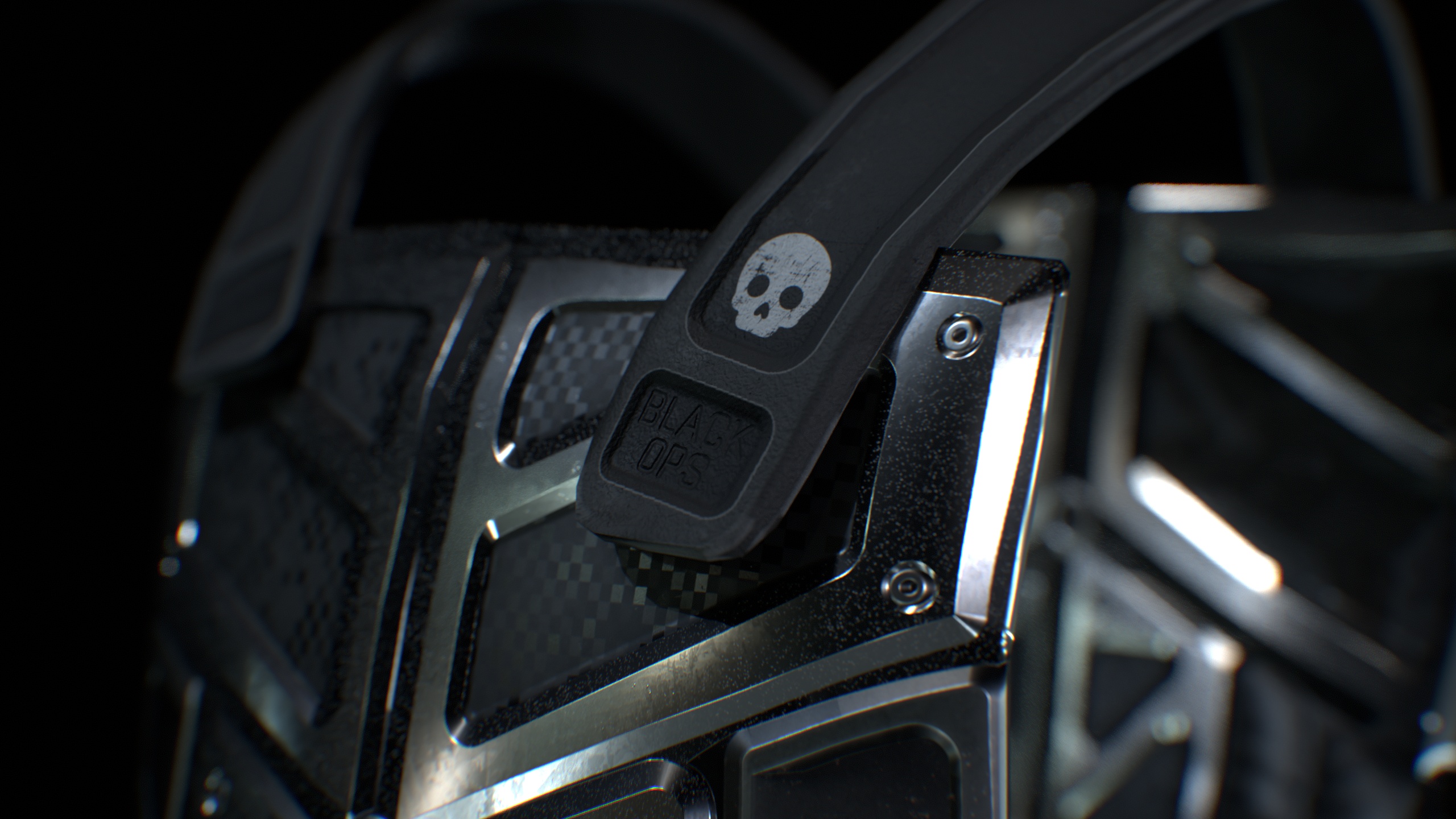 Black OPS Metal Chest Plate thumbnail 2