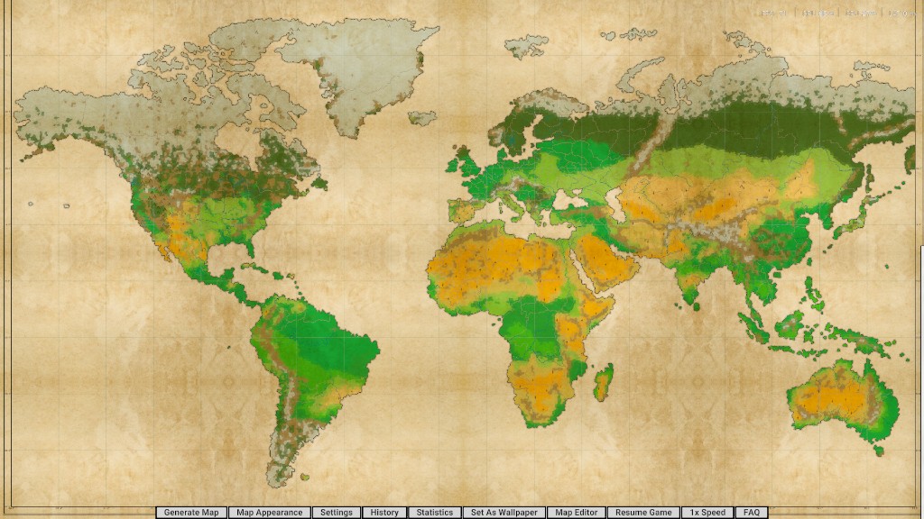 World Map Accurate Provinces and Geographical Features