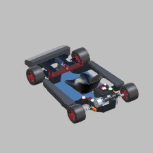 piston powered go-kart
