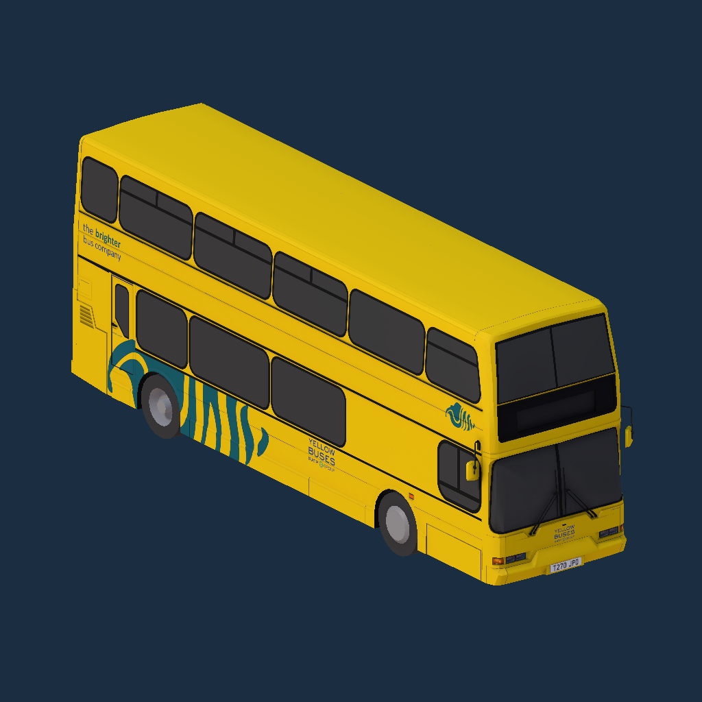 East Lancs Lolyne Yellow Buses Green Seashell