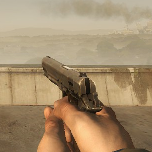 Beta-Esque L4D1 Pistol on Retail L4D1 Animations
