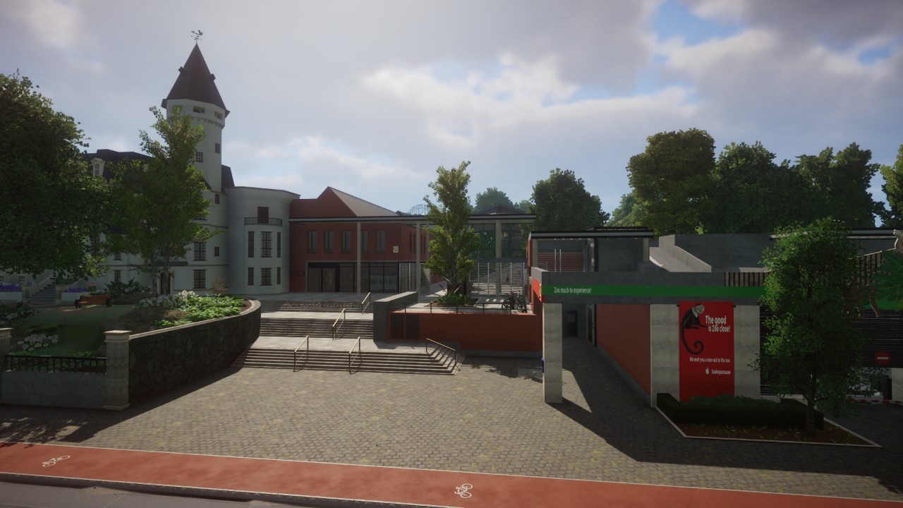 UPDATE 1 Mountain Zoo Halle (Recreation WIP) - heavily detailed and realistic - by Haribo