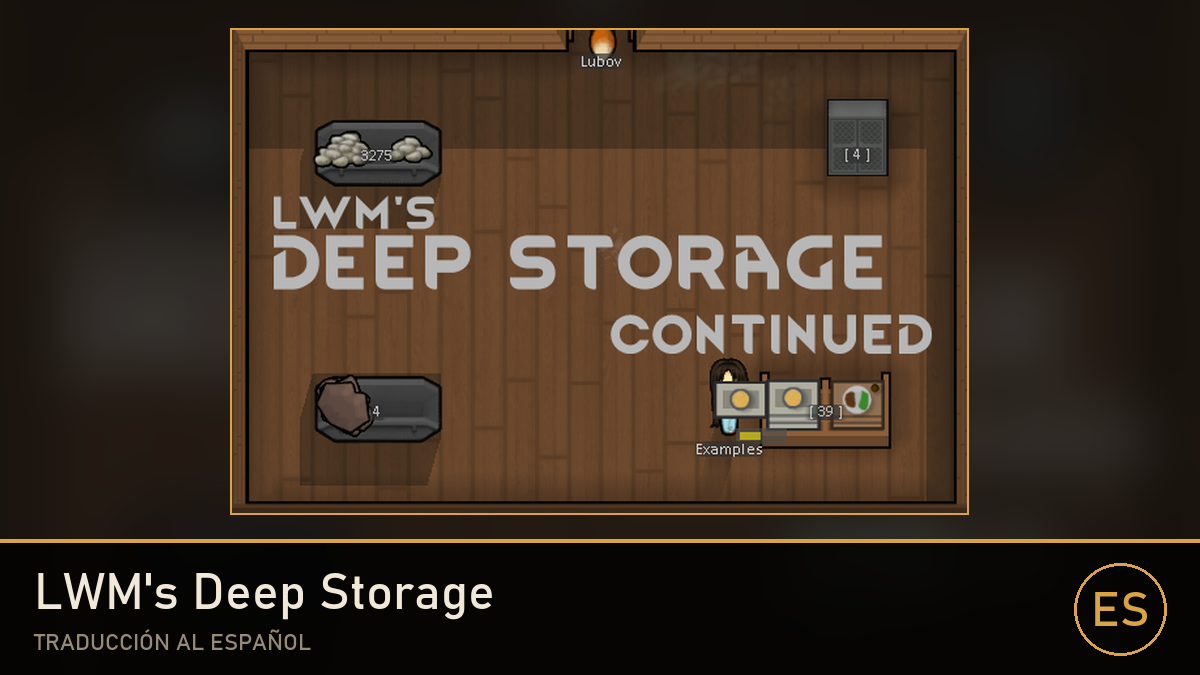 LWM's Deep Storage [ES] mod preview for RimWorld