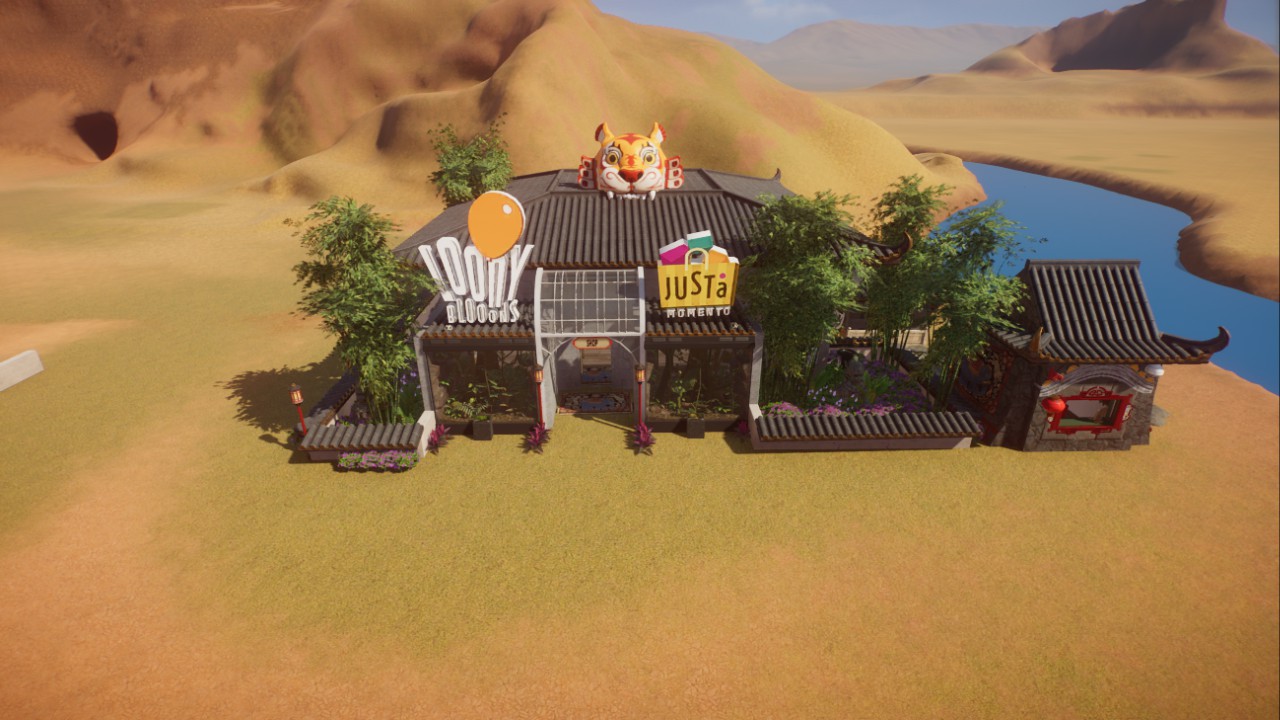 Boutiques asiatiques et vivarium