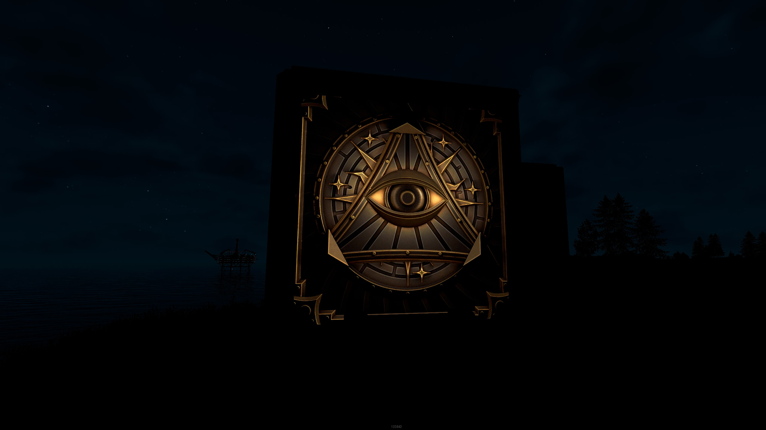 All-Seeing Eye Garage Door thumbnail 2