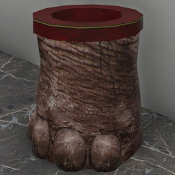 (Prop) Elephant Foot Waste Basket