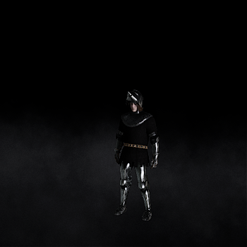 Dismounted knights