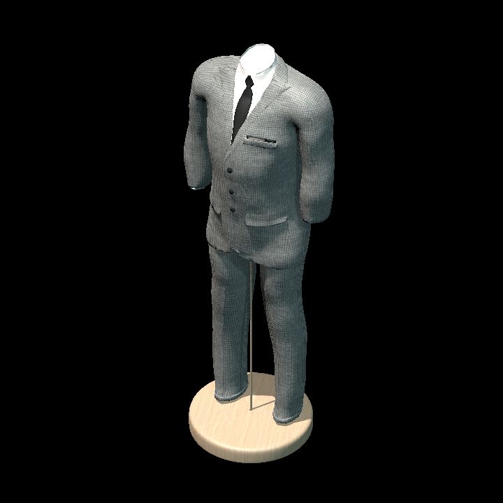 Suit on stand 9