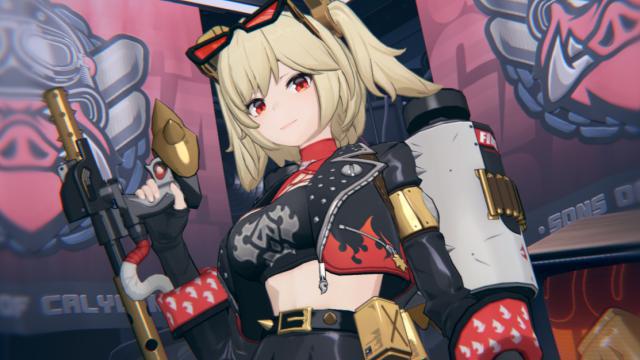 R-18 burnice (zenless zone zero) animated sexy pipe bomb
