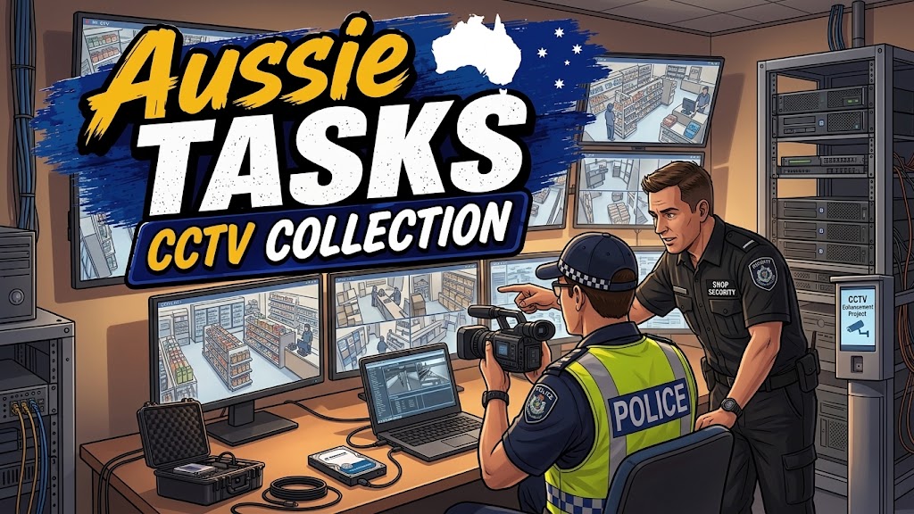 Aussie Tasks - CCTV Collection preview