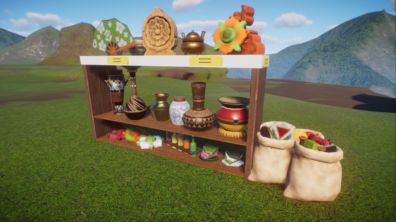 Gift Shop Shelf