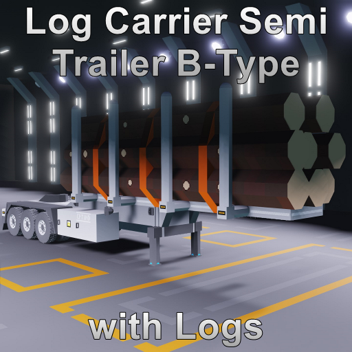Log Carrier Semi Trailer B-Type with Logs