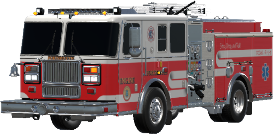 PFD Rescue Engine || Portsmouth, RI