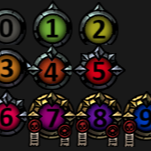 Resolve Level Icons 1 - 9