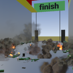 An Minigame, Find a vehicle that get away from tanks