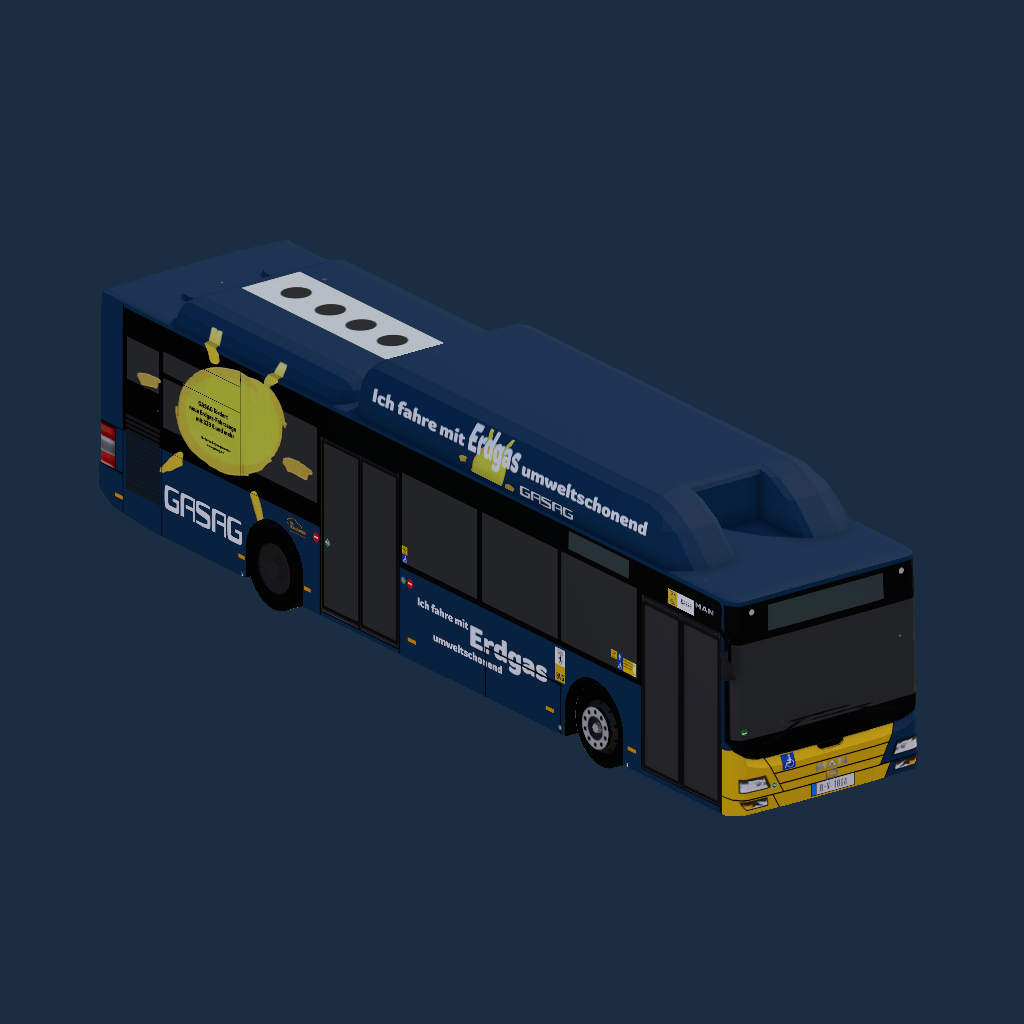 MAN A21 CNG - BVG (GASAG - Front Farbe)