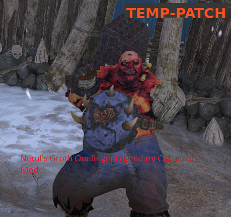Groth Onefinger Legendary Character temp-patch 8.0.2.