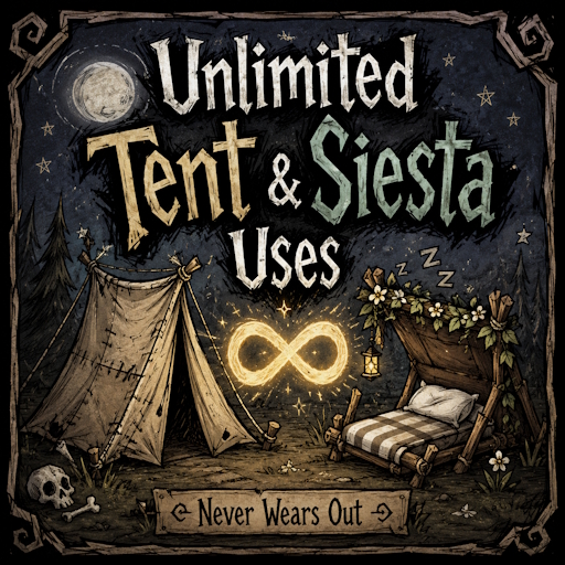 Unlimited Tent & Siesta Uses [2026] – Don't Starve Together Mod