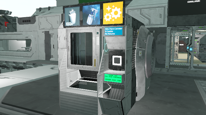 EC-AVOH-70 Paint Vendor Vending Machine