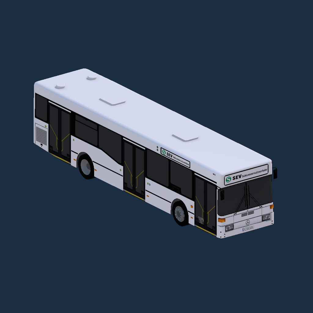 Der Tempelhofer - MB O405N2 (3D) - S-Bahn SEV - Weiß (ex. BVG)