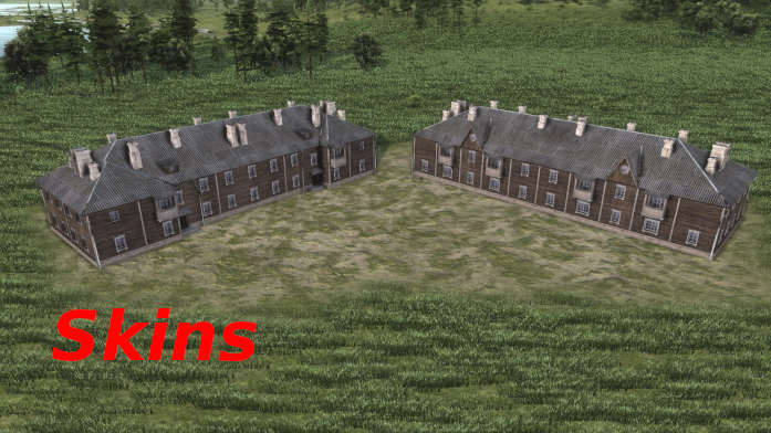 Wooden residental building 1-241-116 - Skins