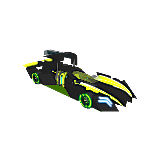 Futuristic Race Car (Green)