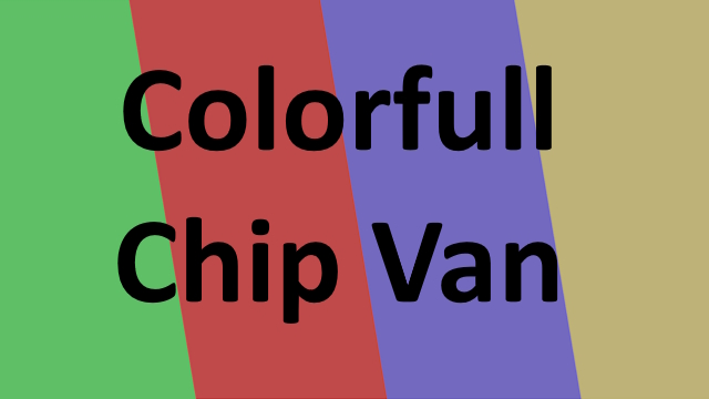Colorfull Chip Van