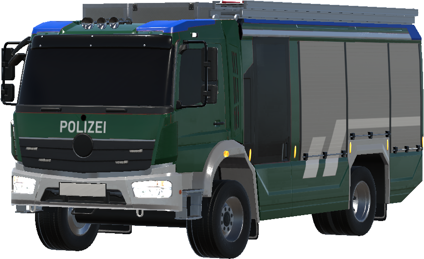 Rescue Vehicle of the Riot Police