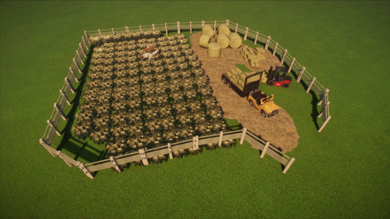 Harvest hay